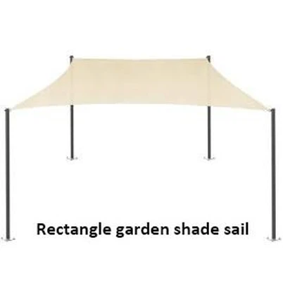 Prostokątny żagiel ogrodowy