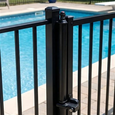Black Polymer Pool Gate Lock Black Polymer Pool Gate Lock